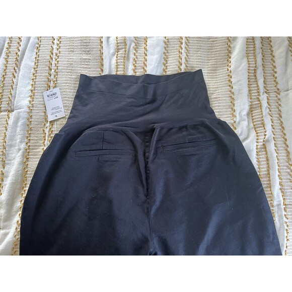 A:Glow Women's Maternity Black Luxe Ankle Dress Pants Size XL Regular - NWT - Picture 3 of 8
